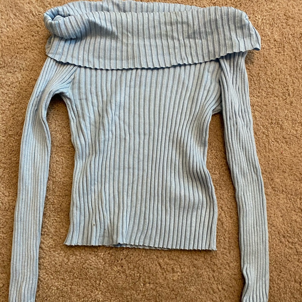 Off the shoulder sweater